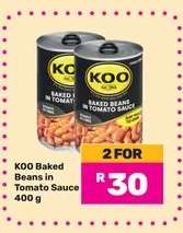 Koo Baked Beans in Tomato Sauce