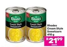 Rhodes Cream Style Sweetcorn