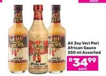 ALL JOY VERI PERI AFRICAN SAUCE