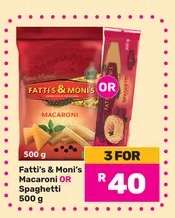 Fatti's & Moni's Macaroni or Spaghetti