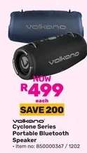 Volkano Cyclone Series Portable Bluetooth Speaker