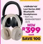 Volkano Lexi Series ANC Bluetooth Headphones