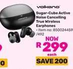 Volkano Sugar-Cube Active Noise Cancelling True Wireless Earphones