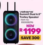 Volkano Summit Dual 6.5" Trolley Speaker