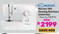 Empisal Novice 150 Sewing Machine (ENSM150)