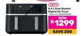 DEFY 8.4 L Dual Basket Digital Air Fryer