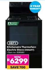 Defy Kitchenaire Thermofan+ Electric Stove DSS697