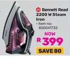 Bennett Read 2200 W Steam Iron