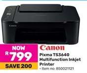 Canon Pixma TS3640 Multifunction Inkjet Printer