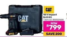 CAT 18 V Impact Drill Kit
