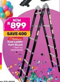 Dual Ladder Matt Black