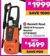 Bennett Read 1800 W Pressure Washer (XTR1800)