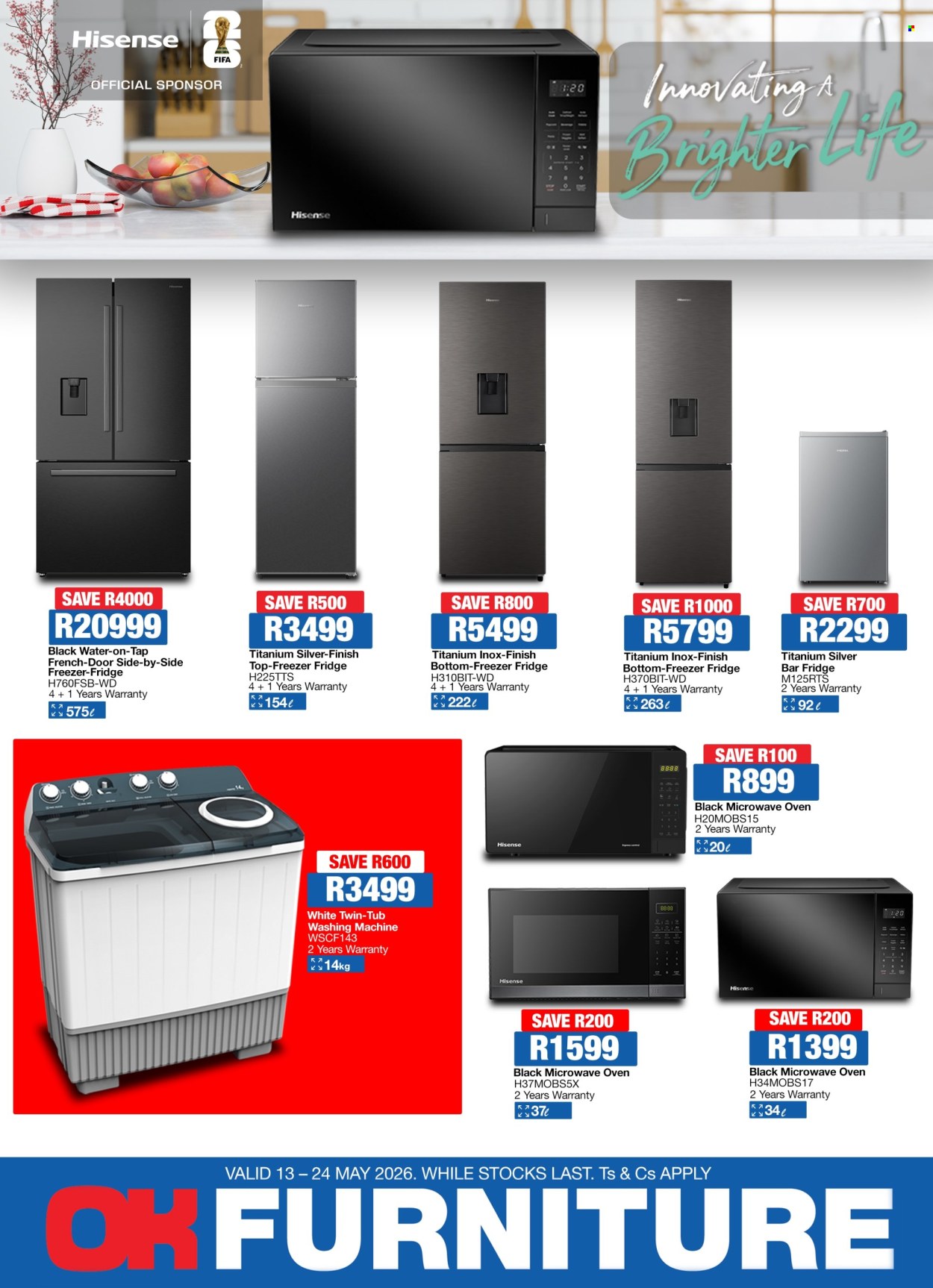 OK Furniture specials - 13/05/2026 - 24/05/2026. Page 1