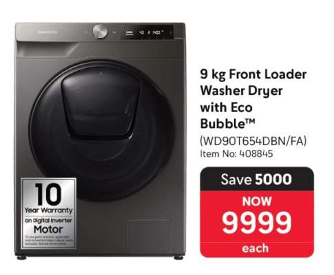 9 kg Front Loader Washer Dryer with Eco Bubble™