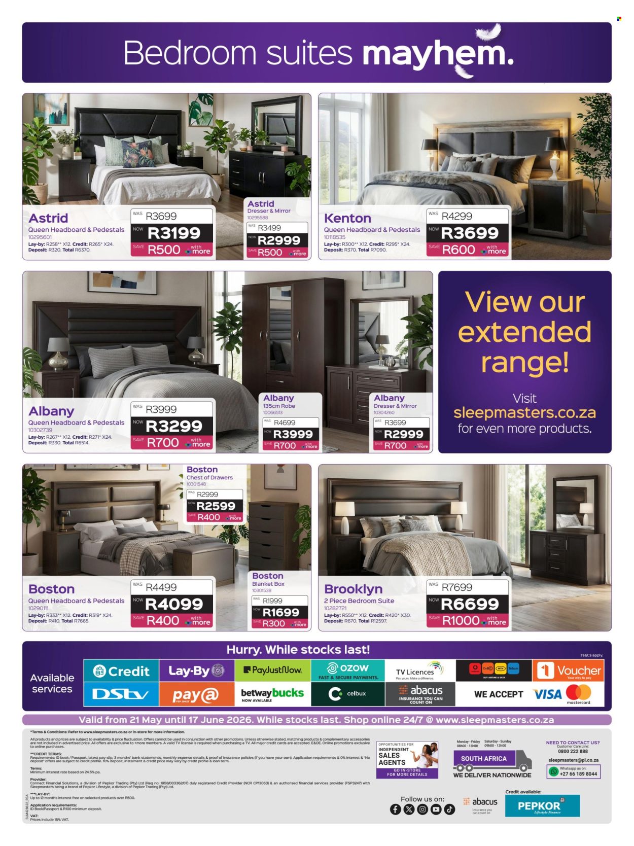 Sleepmasters specials - 21/05/2026 - 17/06/2026. Page 12