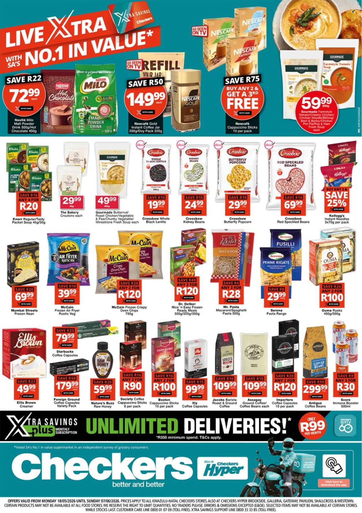 Checkers specials - 17/05/2026 - 07/06/2026. Page 1