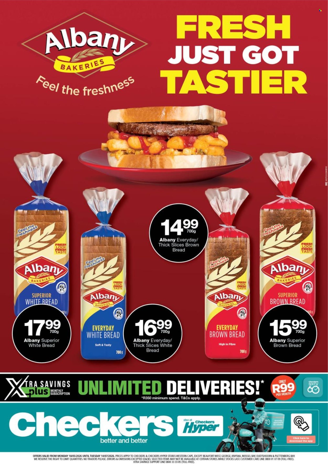 Checkers specials - 17/05/2026 - 14/06/2026. Page 1