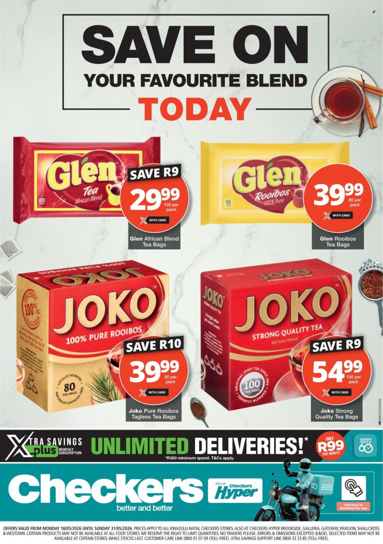 Checkers specials - 17/05/2026 - 31/05/2026. Page 1