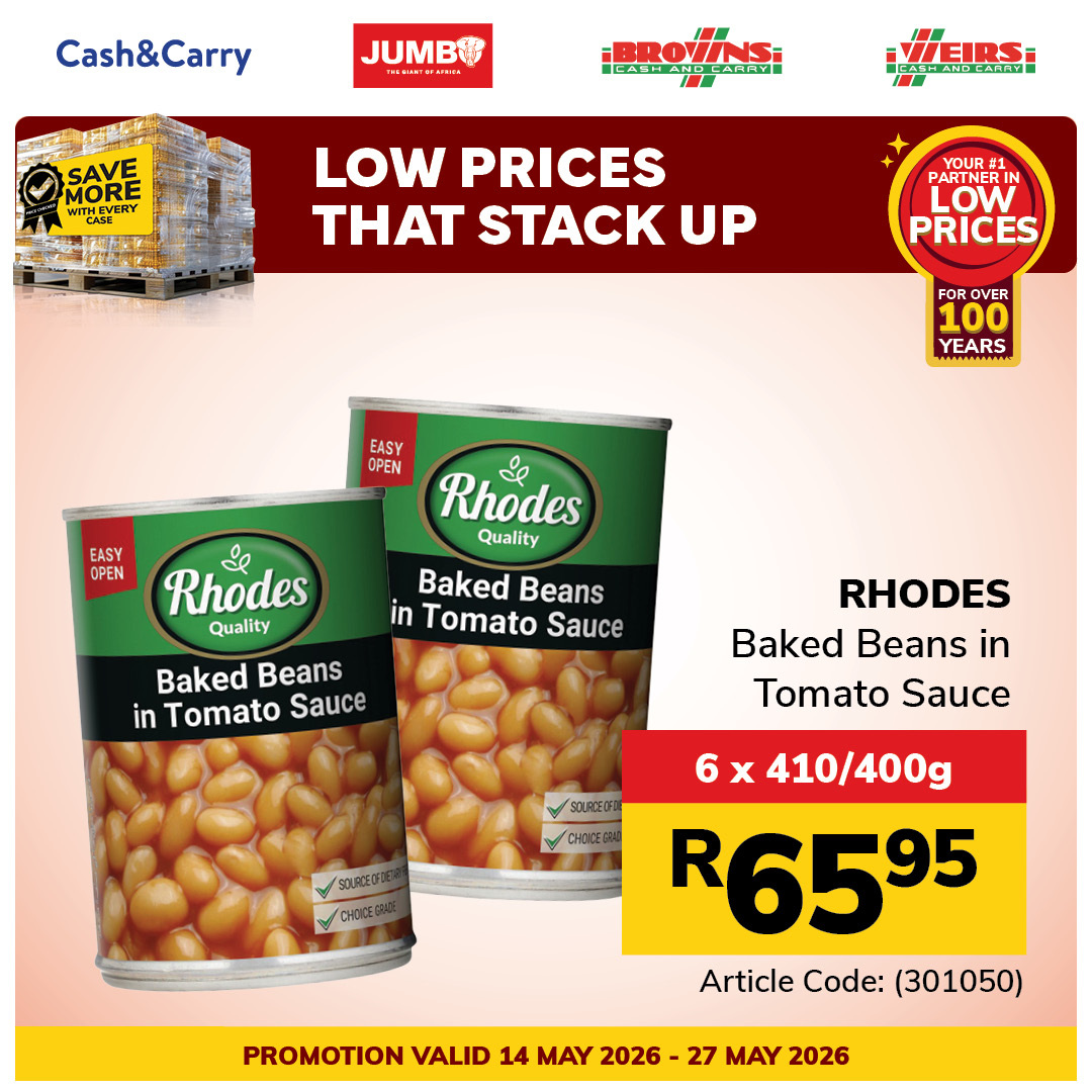 Jumbo Cash & Carry specials - 14/05/2026 - 27/05/2026. Page 1