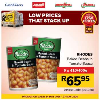 Jumbo Cash & Carry catalogue  - 14/05/2026 - 27/05/2026.