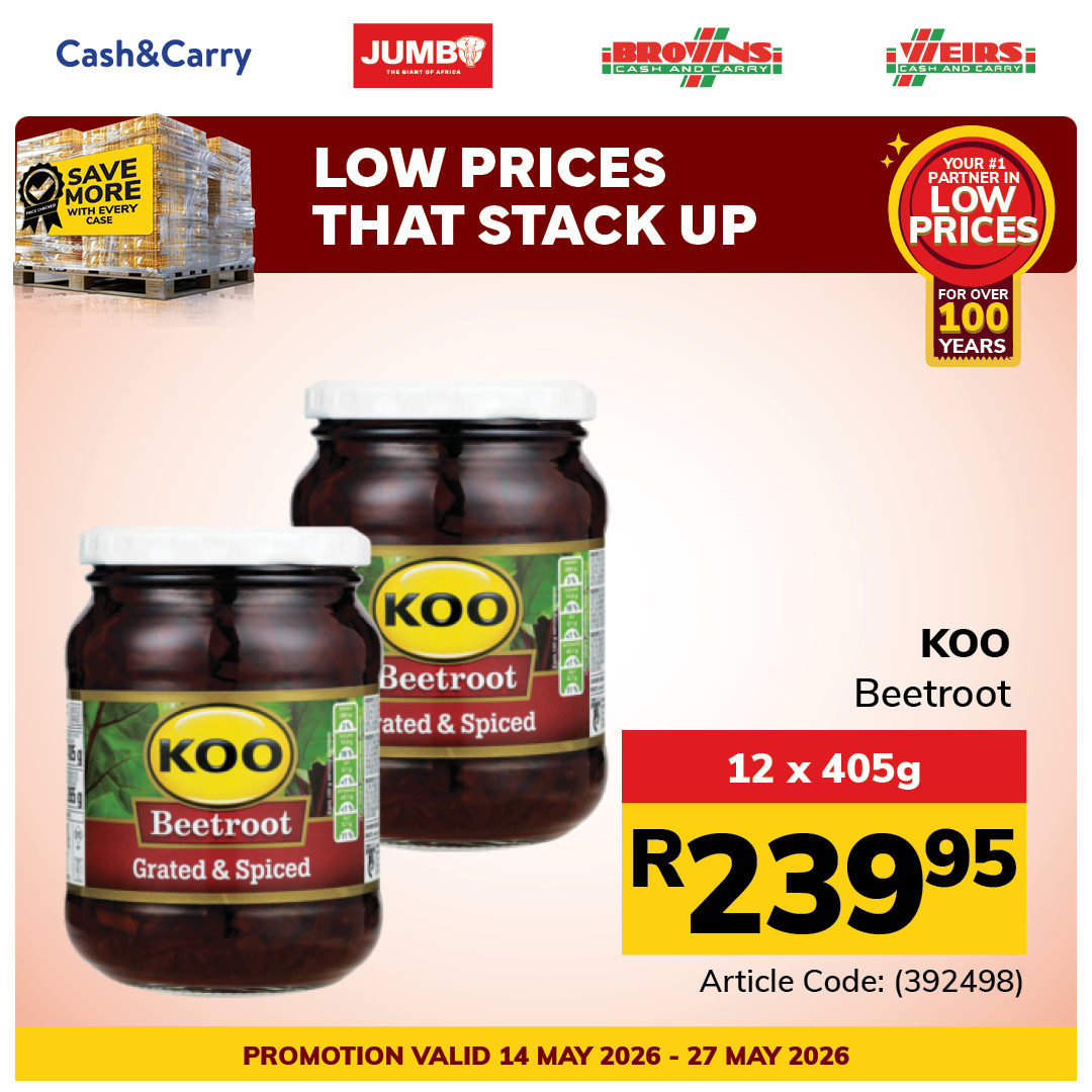 Jumbo Cash & Carry specials - 14/05/2026 - 27/05/2026. Page 9