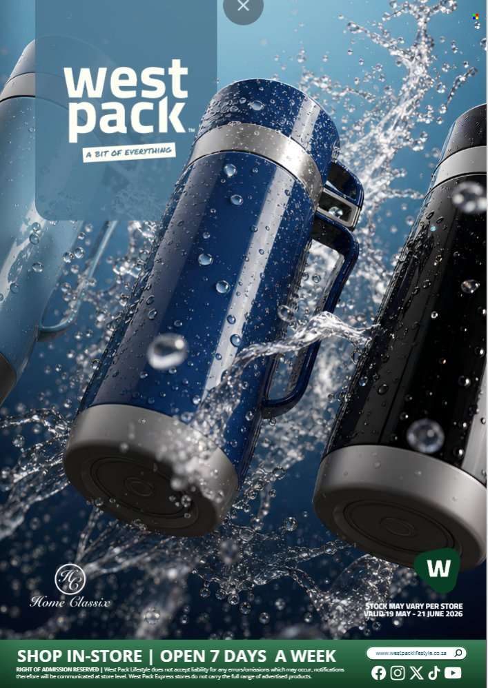West Pack Lifestyle catalogue  - 19/05/2026 - 21/06/2026.