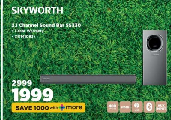 SKYWORTH 2.1 Channel Sound Bar SS330