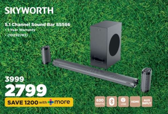 SKYWORTH 5.1 Channel Sound Bar SS586