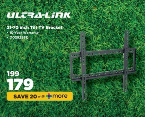 ULTRA-LINK 21-70 inch Tilt TV Bracket