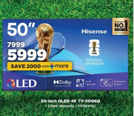 50-inch QLED 4K TV-50Q6G