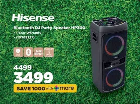 Hisense Bluetooth DJ Party Speaker HP300