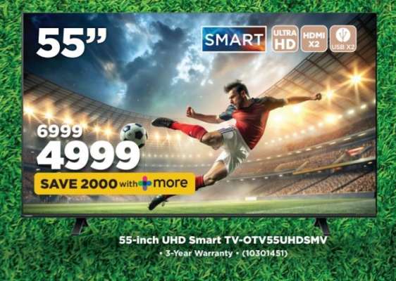 55-inch UHD Smart TV-OTV55UHDSMV