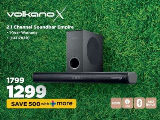 Volkano X 2.1 Channel Soundbar Empire