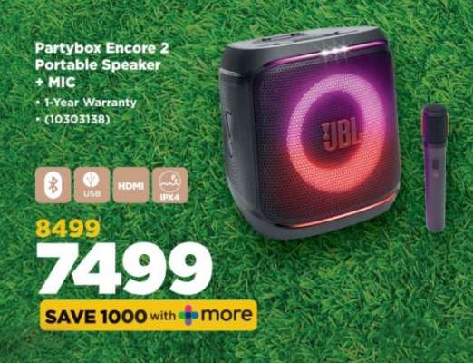 Partybox Encore 2 Portable Speaker + MIC