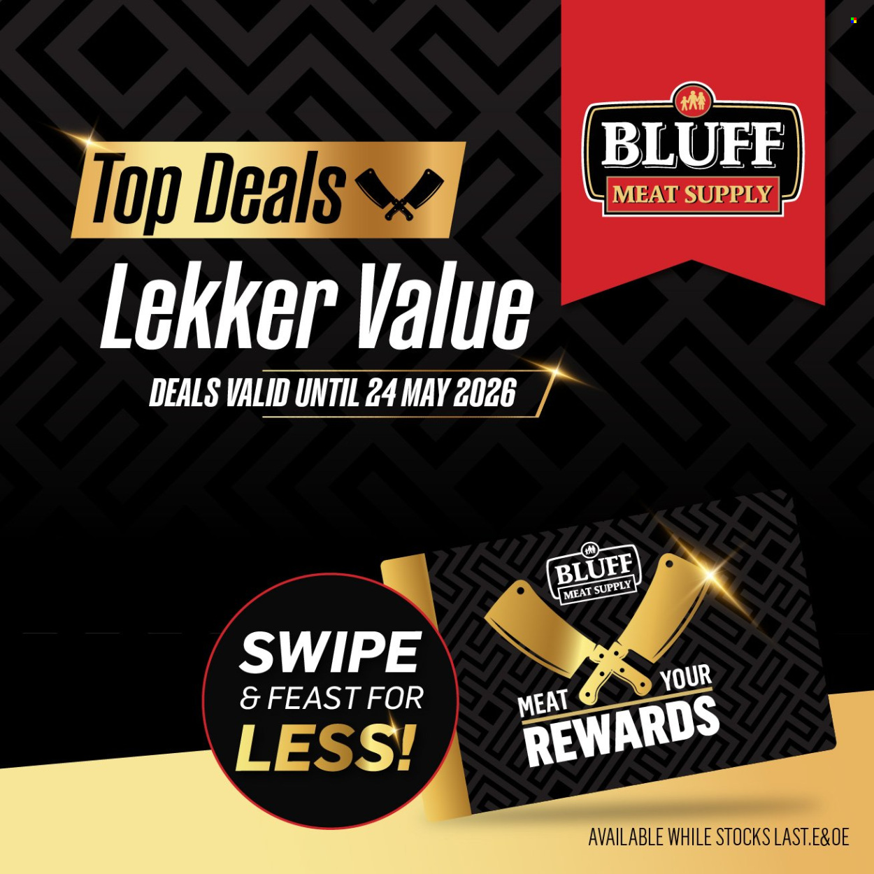 Bluff Meat Supply specials - 20/05/2026 - 24/05/2026. Page 1