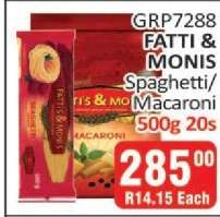 Fatti & Monis Spaghetti/Macaroni