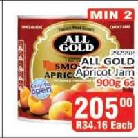 ALL GOLD Apricot Jam