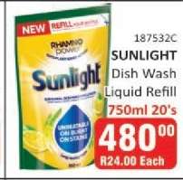 SUNLIGHT Dish Wash Liquid Refill