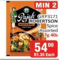 Rajah Robertson Spice Assorted