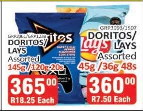 DORITOS/LAYS Assorted