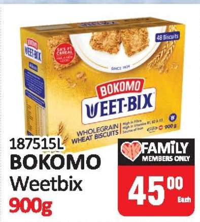 Bokomo Weetbix 900g