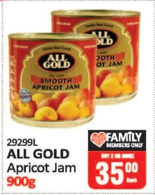 ALL GOLD Apricot Jam