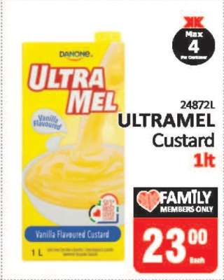 ULTRAMEL Custard 1lt