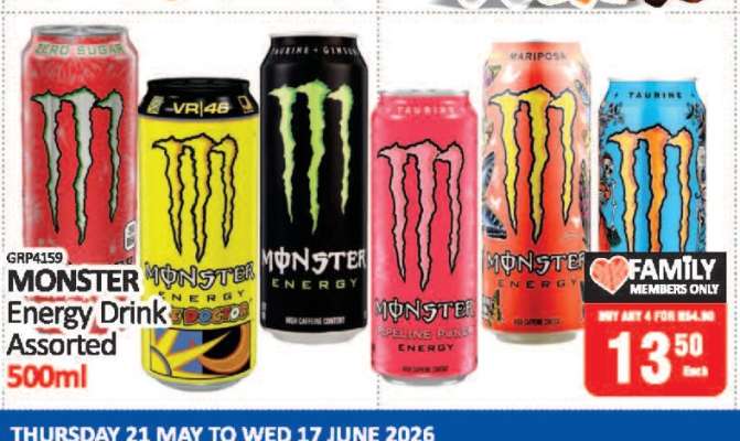 Monster Energy Drink Assorted