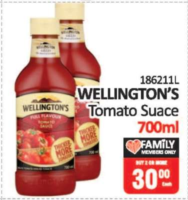 Wellington's Tomato Sauce