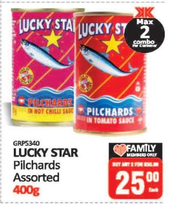 LUCKY STAR Pilchards Assorted