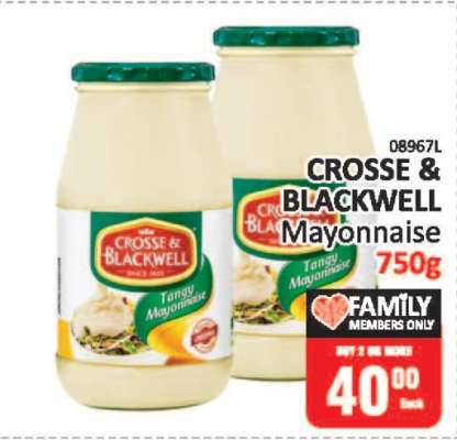 Crosse & Blackwell Mayonnaise
