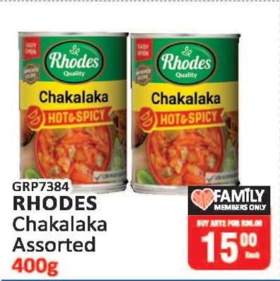 RHODES Chakalaka Assorted 400g