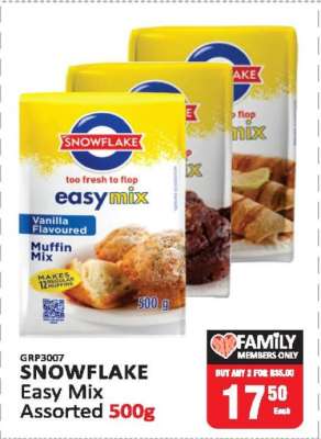 Snowflake Easy Mix Assorted 500g