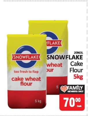 SNOWFLAKE Cake Flour 5kg